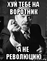 хуй тебе на воротник а не революцию