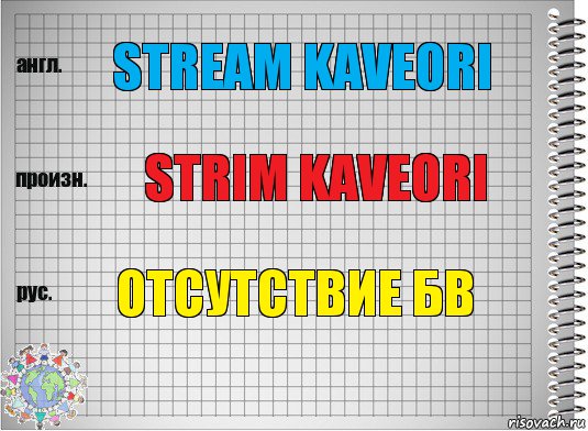 Stream Kaveori Strim Kaveori Отсутствие бв, Комикс  Перевод с английского