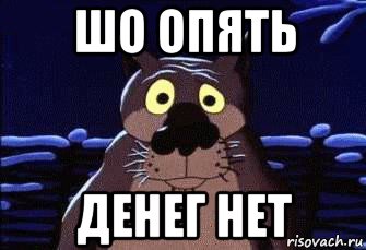 шо опять денег нет