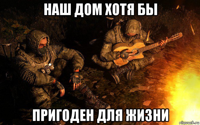 наш дом хотя бы пригоден для жизни, Мем STALKER