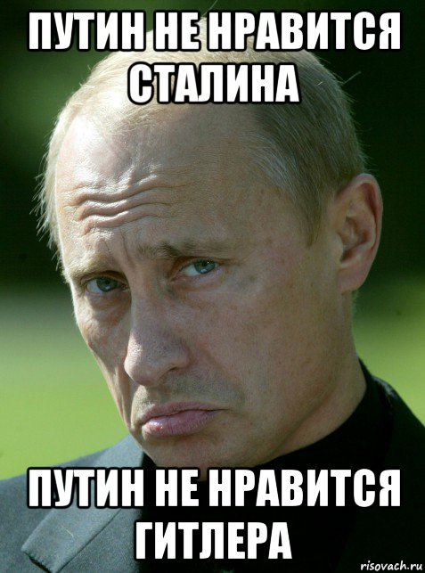 путин не нравится сталина путин не нравится гитлера
