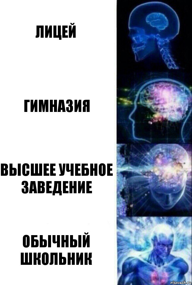 лицей гимназия высшее учебное заведение обычный школьник, Комикс  Сверхразум