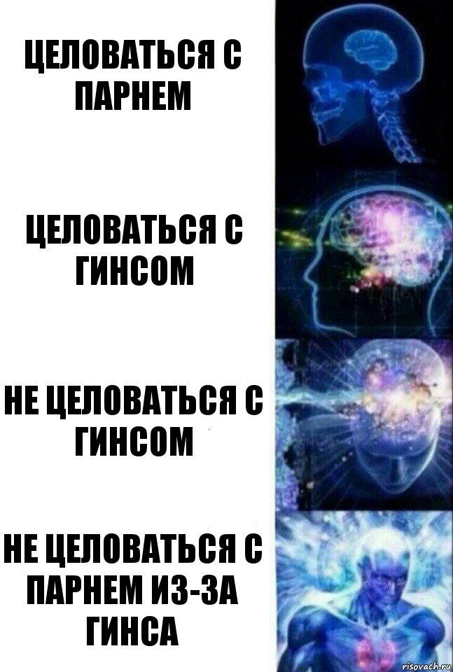 целоваться с парнем целоваться с гинсом не целоваться с гинсом не целоваться с парнем из-за гинса, Комикс  Сверхразум