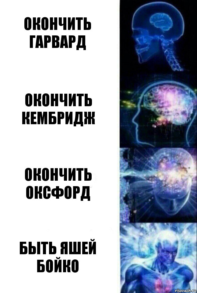 Окончить Гарвард Окончить Кембридж Окончить Оксфорд Быть Яшей Бойко, Комикс  Сверхразум