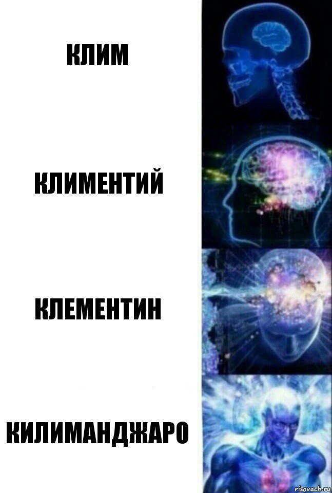 Клим Климентий Клементин Килиманджаро, Комикс  Сверхразум