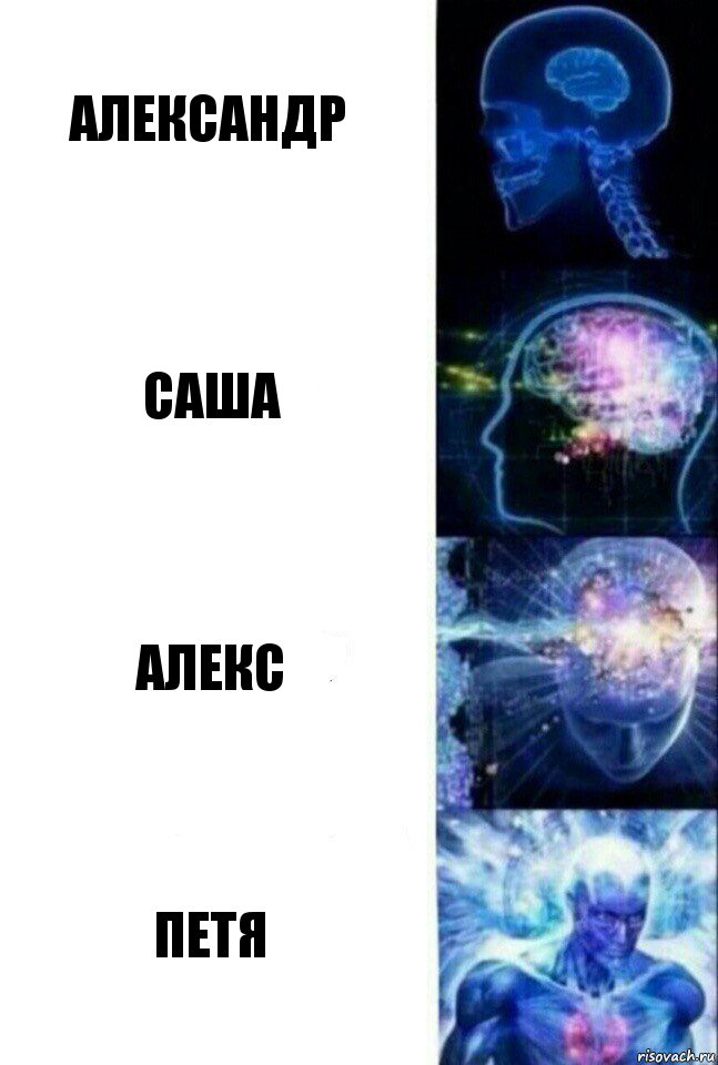 Александр Саша Алекс Петя, Комикс  Сверхразум