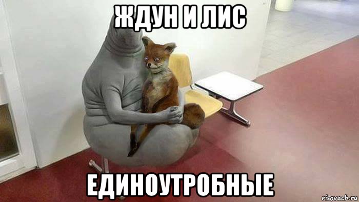 ждун и лис единоутробные