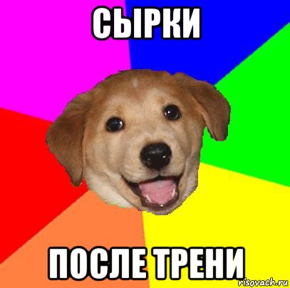 сырки после трени, Мем Advice Dog