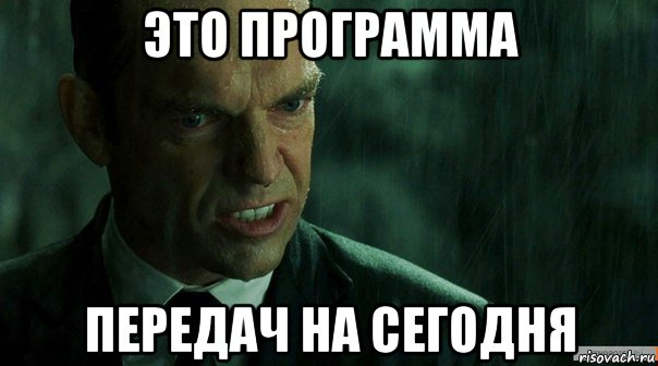 это программа передач на сегодня