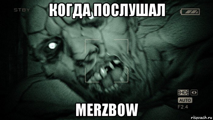 когда послушал merzbow, Мем Аутласт