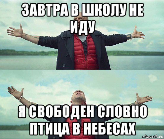 завтра в школу не иду я свободен словно птица в небесах, Мем Безлимитище