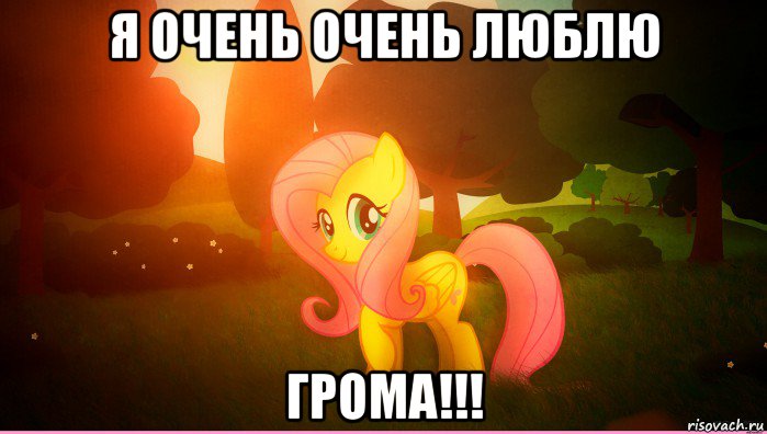я очень очень люблю грома!!!