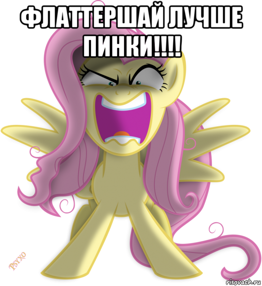 флаттершай лучше пинки!!!! 