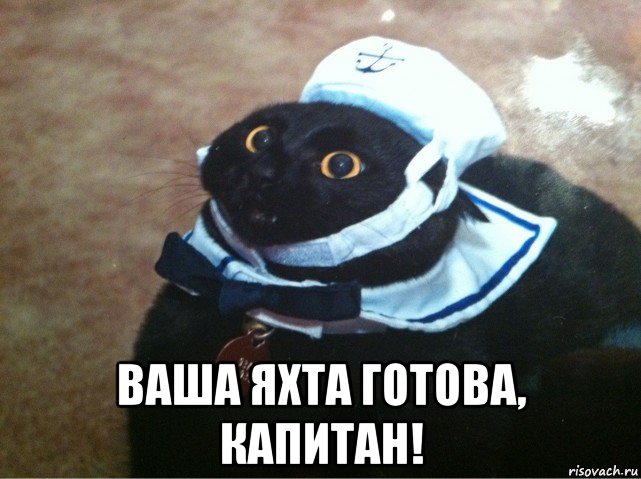  ваша яхта готова, капитан!