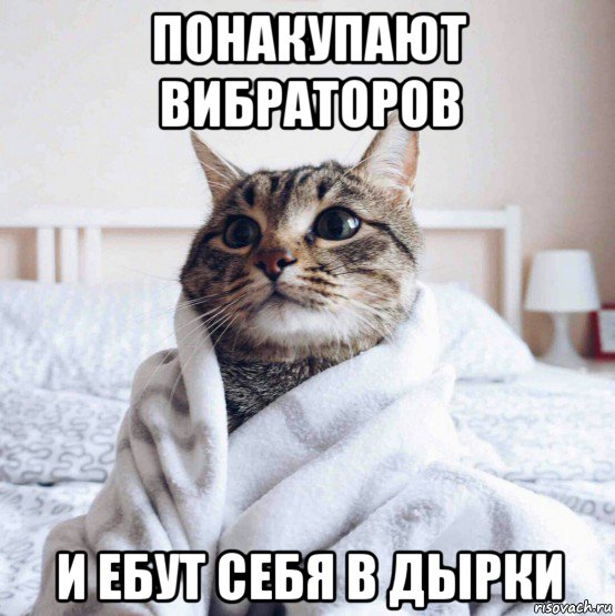 понакупают вибраторов и ебут себя в дырки