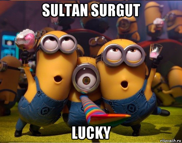 sultan surgut lucky, Мем   миньоны