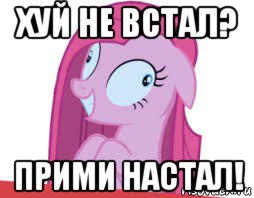 хуй не встал? прими настал!
