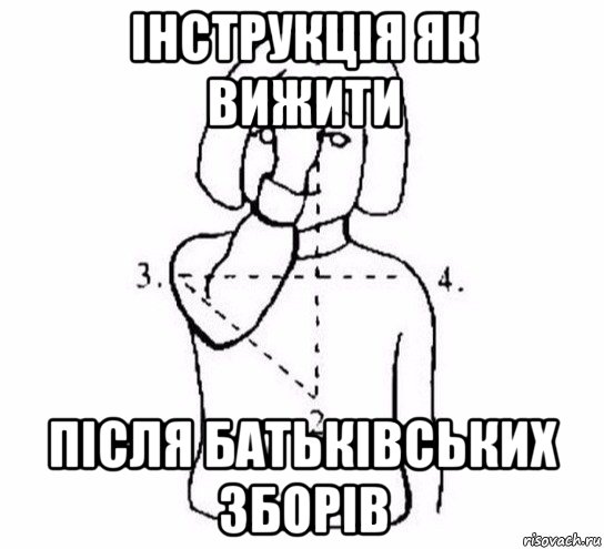 інструкція як вижити після батьківських зборів, Мем  Перекреститься