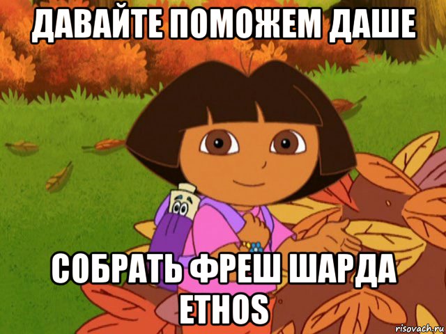 давайте поможем даше собрать фреш шарда ethos