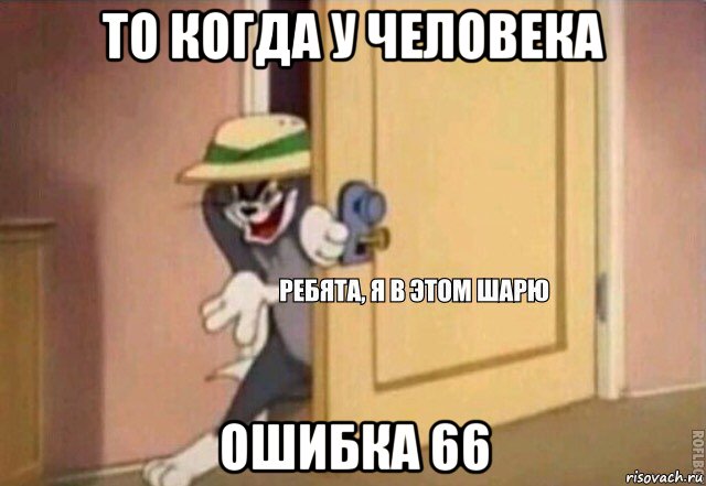 то когда у человека ошибка 66, Мем    Ребята я в этом шарю