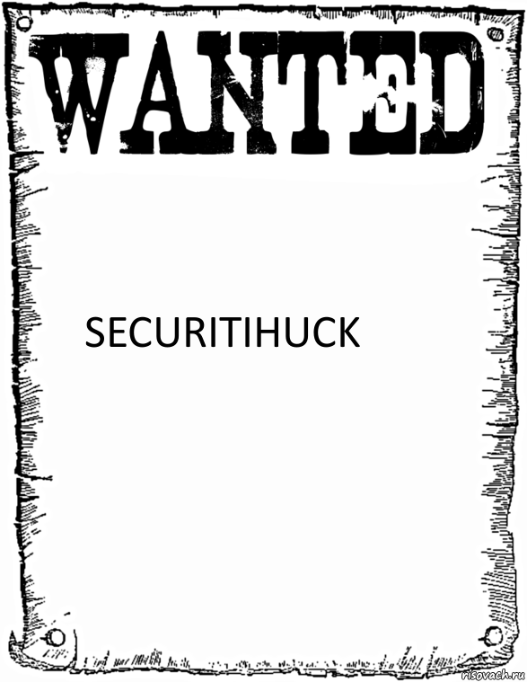  SECURITIHUCK, Комикс розыск