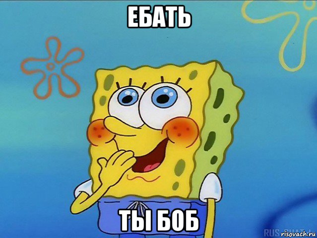 ебать ты боб