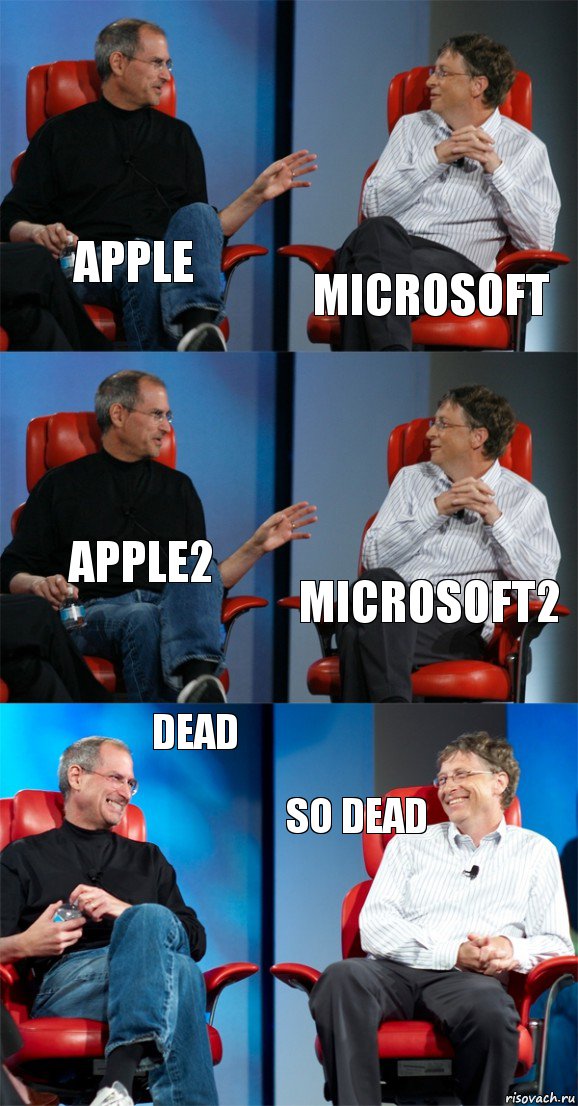 Apple Microsoft Apple2 Microsoft2 DEAD So dead