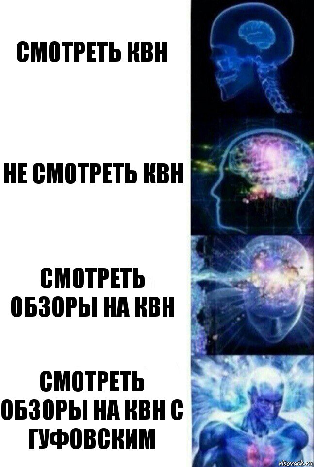 Смотреть КВН Не смотреть КВН Смотреть обзоры на КВН Смотреть обзоры на КВН с Гуфовским, Комикс  Сверхразум