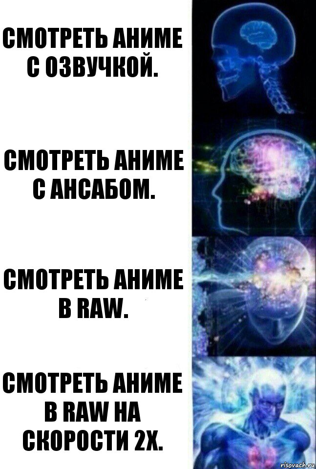 Смотреть аниме с озвучкой. Смотреть аниме с ансабом. Смотреть аниме в raw. Смотреть аниме в raw на скорости 2х., Комикс  Сверхразум