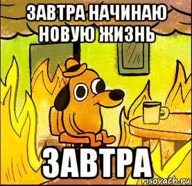 завтра начинаю новую жизнь завтра