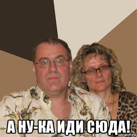  а ну-ка иди сюда!, Мем  Злые родители