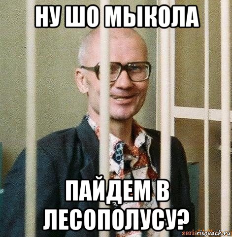 ну шо мыкола пайдем в лесополусу?