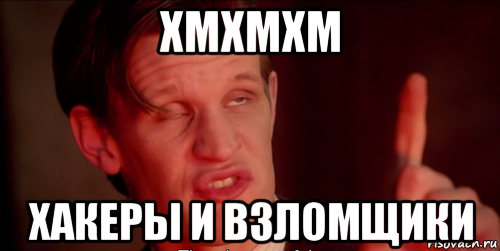 хмхмхм хакеры и взломщики, Мем Доктор кто