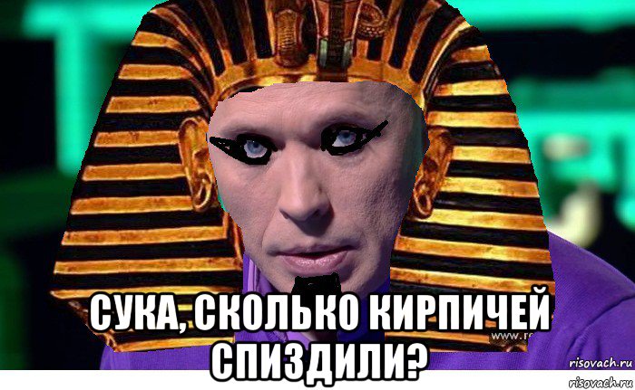  сука, сколько кирпичей спиздили?