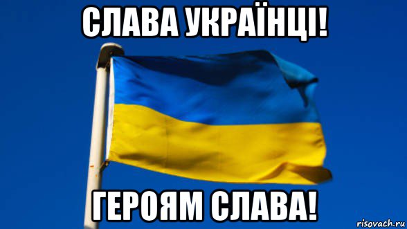 слава українці! героям слава!, Мем Флаг Украины