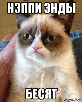 нэппи энды бесят, Мем Grumpy Cat small