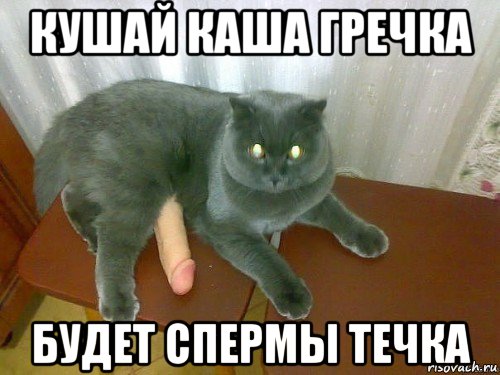 кушай каша гречка будет спермы течка