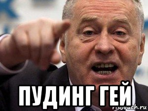  пудинг гей, Мем настоящий мудак