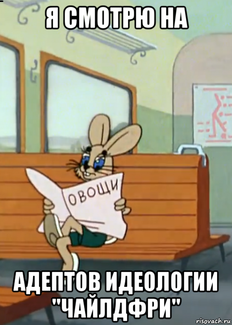 я смотрю на адептов идеологии "чайлдфри"