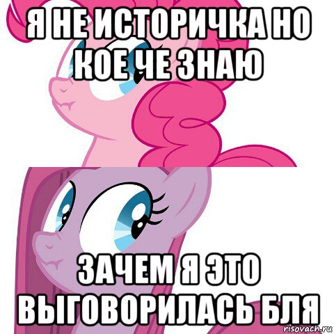 я не историчка но кое че знаю зачем я это выговорилась бля