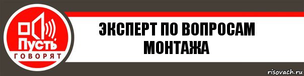 Эксперт по вопросам монтажа, Комикс   пусть говорят