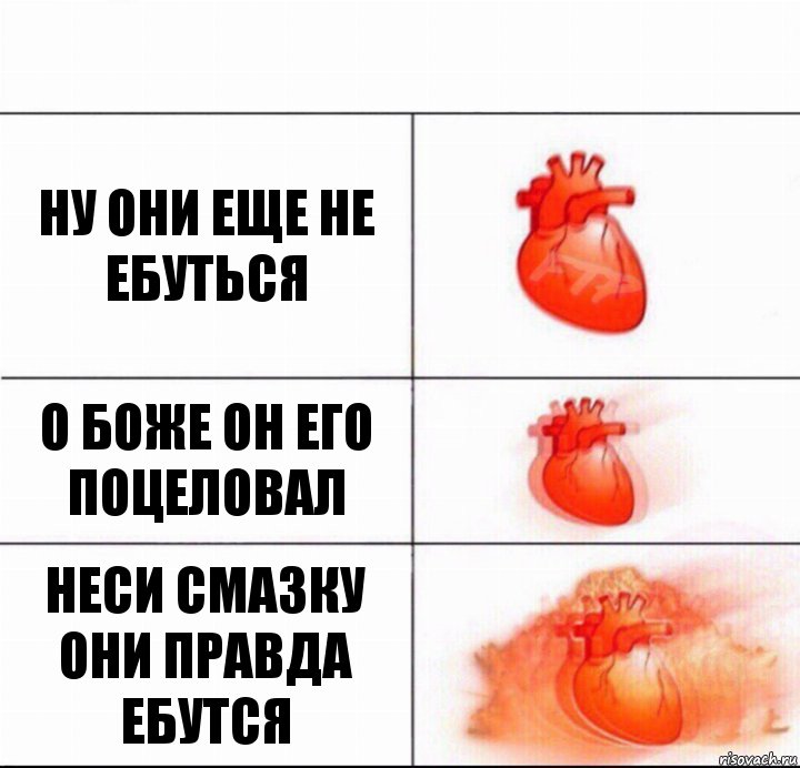 ну они еще не ебуться о боже он его поцеловал НЕСИ СМАЗКУ ОНИ ПРАВДА ЕБУТСЯ, Комикс  Расширяюшее сердце