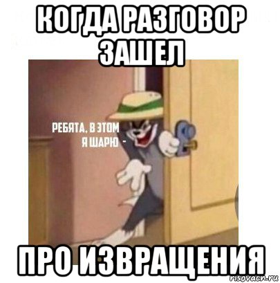 когда разговор зашел про извращения, Мем Ребята я в этом шарю