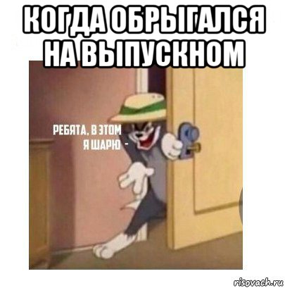 когда обрыгался на выпускном , Мем Ребята я в этом шарю