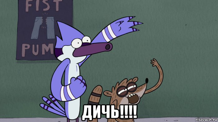  дичь!!!!, Мем regular show