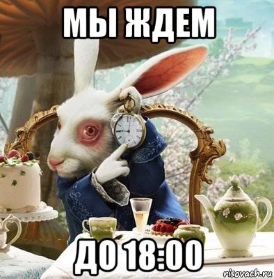мы ждем до 18:00