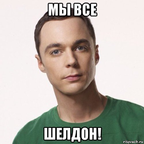 мы все шелдон!, Мем шелдон купер