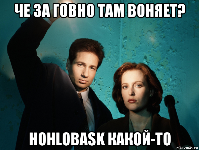 че за говно там воняет? hohlobask какой-то