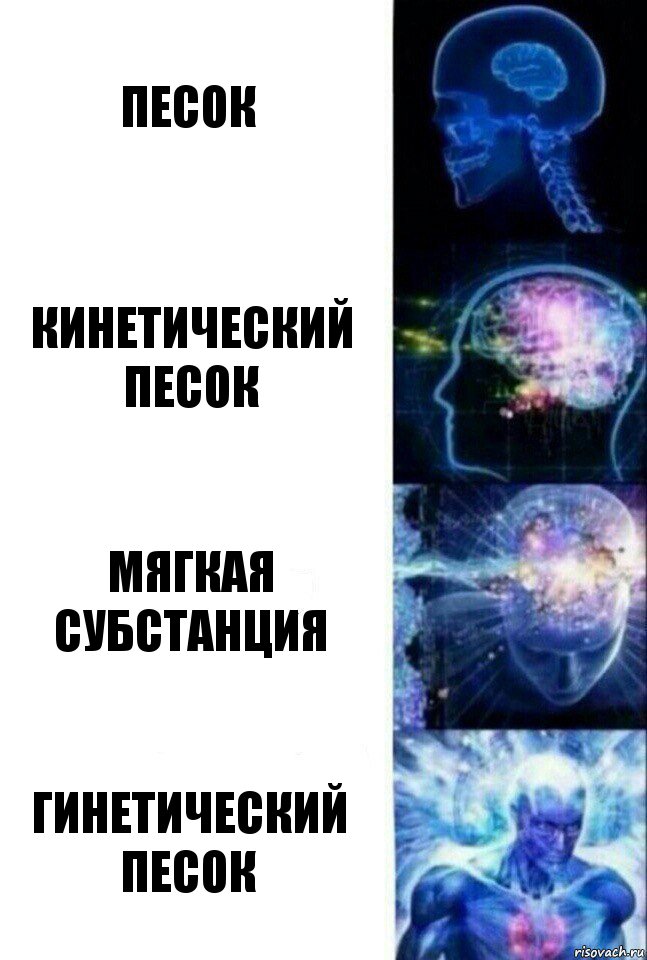 Песок Кинетический песок Мягкая субстанция Гинетический песок, Комикс  Сверхразум