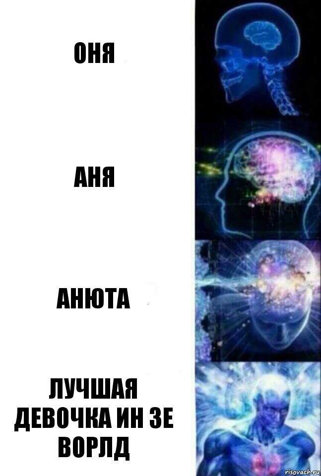 Оня Аня Анюта Лучшая девочка ин зе ворлд, Комикс  Сверхразум